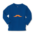 Baby Clothes Orange Mustache Funny & Novelty Novelty Boy & Girl Clothes Cotton