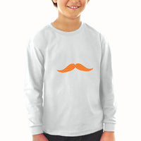 Baby Clothes Orange Mustache Funny & Novelty Novelty Boy & Girl Clothes Cotton - Cute Rascals