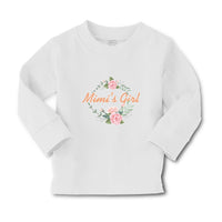 Baby Clothes Mimi's Girl with Wreath Flowers and Leaves Boy & Girl Clothes - Cute Rascals