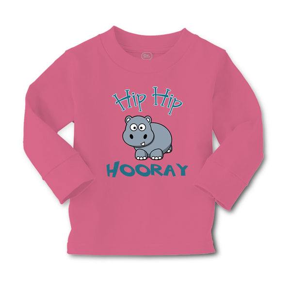 Baby Clothes Baby Hippo Hippopotamus Hip Hip Hooray White Animals Zoo Cotton - Cute Rascals