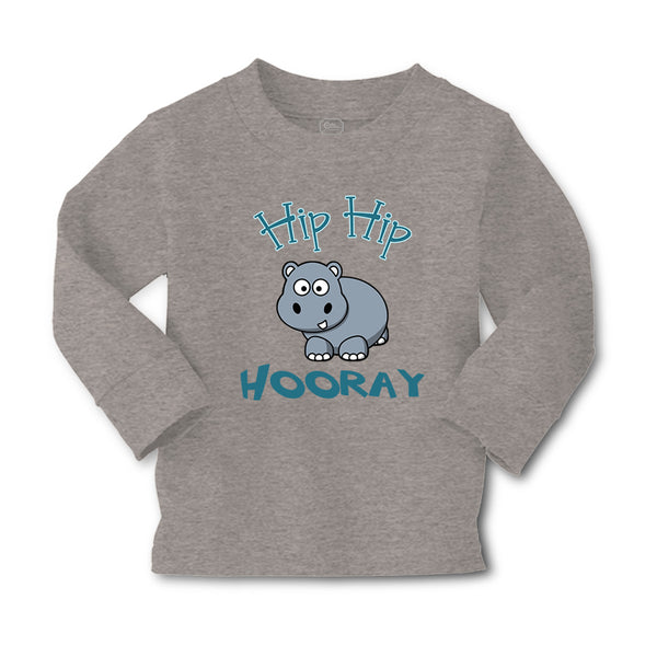 Baby Clothes Baby Hippo Hippopotamus Hip Hip Hooray White Animals Zoo Cotton - Cute Rascals
