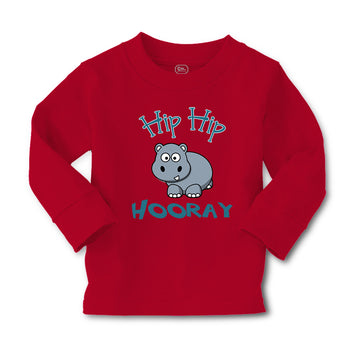 Baby Clothes Baby Hippo Hippopotamus Hip Hip Hooray White Animals Zoo Cotton