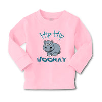 Baby Clothes Baby Hippo Hippopotamus Hip Hip Hooray White Animals Zoo Cotton - Cute Rascals
