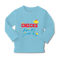 Baby Clothes Funny Small Chicks Are All over Me Farm Boy & Girl Clothes Cotton - Cute Rascals