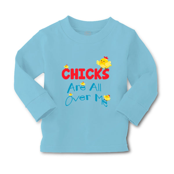 Baby Clothes Funny Small Chicks Are All over Me Farm Boy & Girl Clothes Cotton - Cute Rascals