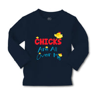 Baby Clothes Funny Small Chicks Are All over Me Farm Boy & Girl Clothes Cotton - Cute Rascals