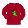 Baby Clothes Green Funny Gator Later Alligator Animals Reptiles Cotton