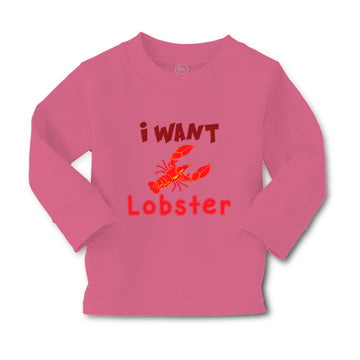 Baby Clothes A Red Lobster I Want Lobster Ocean Sea Life Boy & Girl Clothes