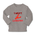 Baby Clothes A Red Lobster I Want Lobster Ocean Sea Life Boy & Girl Clothes
