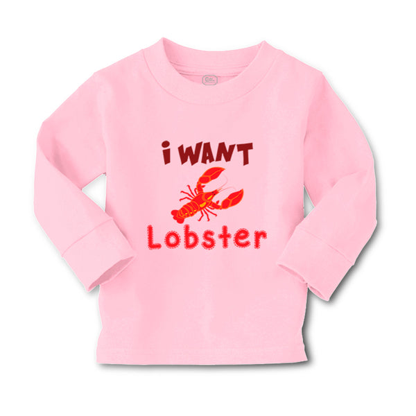 Baby Clothes A Red Lobster I Want Lobster Ocean Sea Life Boy & Girl Clothes - Cute Rascals