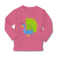 Baby Clothes Peacock Spread Tail Zoo Funny Boy & Girl Clothes Cotton