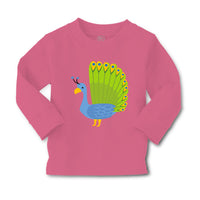 Baby Clothes Peacock Spread Tail Zoo Funny Boy & Girl Clothes Cotton - Cute Rascals