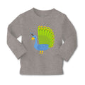 Baby Clothes Peacock Spread Tail Zoo Funny Boy & Girl Clothes Cotton