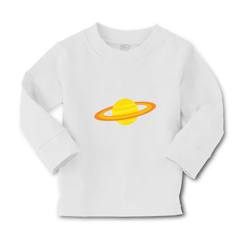 Baby Clothes Yellow Saturn Nature Planets & Space Boy & Girl Clothes Cotton