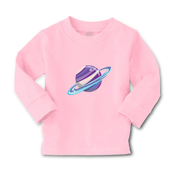 Baby Clothes Saturn Purple Nature Planets & Space Boy & Girl Clothes Cotton