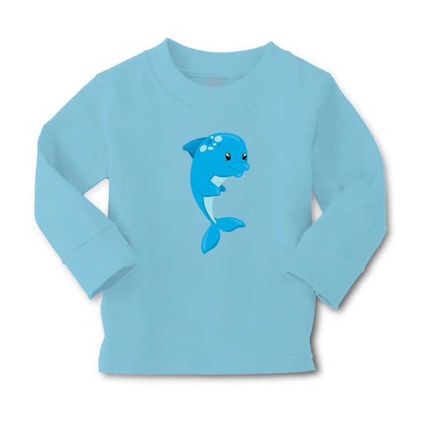 Baby Clothes Blue Dolphin Animals Ocean Boy & Girl Clothes Cotton - Cute Rascals