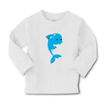Baby Clothes Blue Dolphin Animals Ocean Boy & Girl Clothes Cotton - Cute Rascals