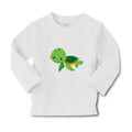 Baby Clothes Green Turtle Animals Ocean Boy & Girl Clothes Cotton