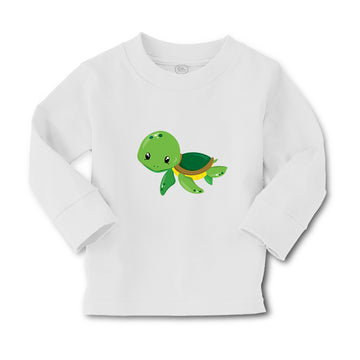 Baby Clothes Green Turtle Animals Ocean Boy & Girl Clothes Cotton