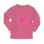 Baby Clothes Hot Pink Starfish Nature Ocean & Beach Boy & Girl Clothes Cotton - Cute Rascals