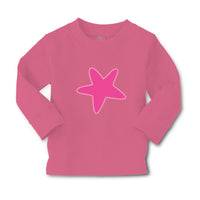 Baby Clothes Hot Pink Starfish Nature Ocean & Beach Boy & Girl Clothes Cotton - Cute Rascals