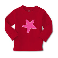 Baby Clothes Hot Pink Starfish Nature Ocean & Beach Boy & Girl Clothes Cotton - Cute Rascals