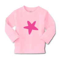 Baby Clothes Hot Pink Starfish Nature Ocean & Beach Boy & Girl Clothes Cotton - Cute Rascals