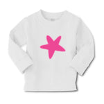 Baby Clothes Hot Pink Starfish Nature Ocean & Beach Boy & Girl Clothes Cotton - Cute Rascals