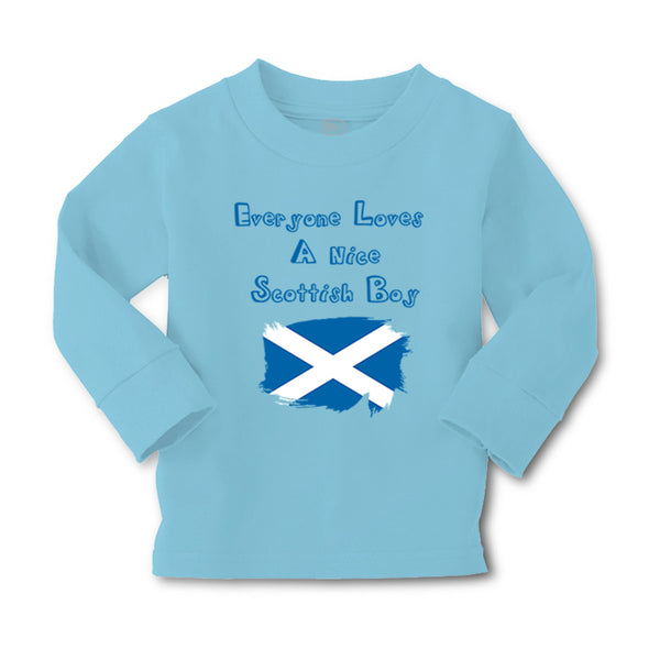 Baby Clothes Everyone Loves A Nice Scottish Boy Scotland Scots Cotton - Cute Rascals