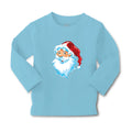 Baby Clothes Santa Clause Head Holidays and Occasions Christmas Cotton