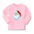 Baby Clothes Santa Clause Head Holidays and Occasions Christmas Cotton