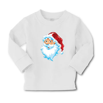 Baby Clothes Santa Clause Head Holidays and Occasions Christmas Cotton