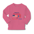 Baby Clothes Made in America with Norwegian Parts Funny Boy & Girl Clothes