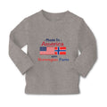 Baby Clothes Made in America with Norwegian Parts Funny Boy & Girl Clothes