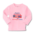 Baby Clothes Made in America with Norwegian Parts Funny Boy & Girl Clothes