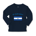 Baby Clothes El Salvador Country Flag Baby Boy & Girl Clothes Cotton