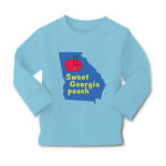 Baby Clothes State of Georgia Sweet Peach Baby Boy & Girl Clothes Cotton - Cute Rascals