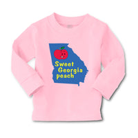 Baby Clothes State of Georgia Sweet Peach Baby Boy & Girl Clothes Cotton - Cute Rascals