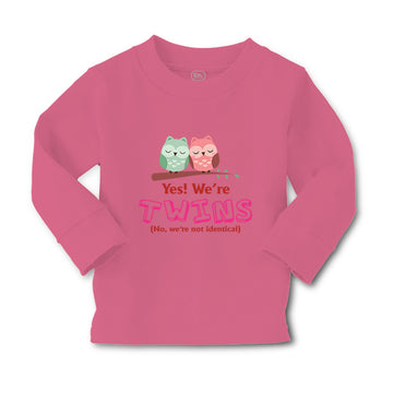 Baby Clothes Yes! We'Re Twins No We Are Not Identical Boy & Girl Clothes Cotton
