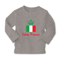 Baby Clothes Italian Princess Crown Countries Princess Boy & Girl Clothes Cotton