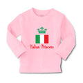 Baby Clothes Italian Princess Crown Countries Princess Boy & Girl Clothes Cotton