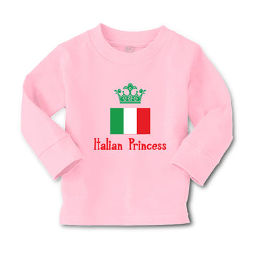 Baby Clothes Italian Princess Crown Countries Princess Boy & Girl Clothes Cotton
