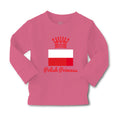 Baby Clothes Polish Princess Crown Countries Princess Boy & Girl Clothes Cotton