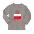 Baby Clothes Polish Princess Crown Countries Princess Boy & Girl Clothes Cotton