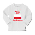Baby Clothes Polish Princess Crown Countries Princess Boy & Girl Clothes Cotton
