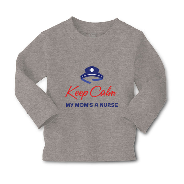 Baby Clothes Keep Calm My Mom Is A Nurse Mom Mothers Day Style B Cotton - Cute Rascals
