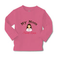 Baby Clothes My Mom Saves Lives Doctor Nurse Mom Mothers Day Boy & Girl Clothes