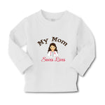 Baby Clothes My Mom Saves Lives Doctor Nurse Mom Mothers Day Boy & Girl Clothes - Cute Rascals