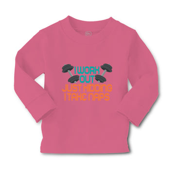 Baby Clothes I Work out Just Kidding I Take Naps Funny Humor Gag Style E Cotton