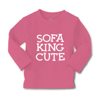 Baby Clothes Sofa King Cute Funny Humor A Boy & Girl Clothes Cotton - Cute Rascals